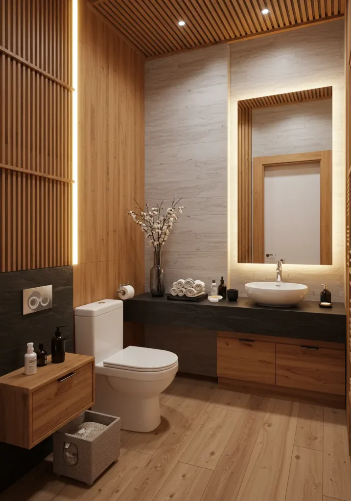 Embracing the principles of wabi-sabi and minimalist beauty, this design creates a peaceful retreat focused on natural materials, clean lines, and mindful simplicity.