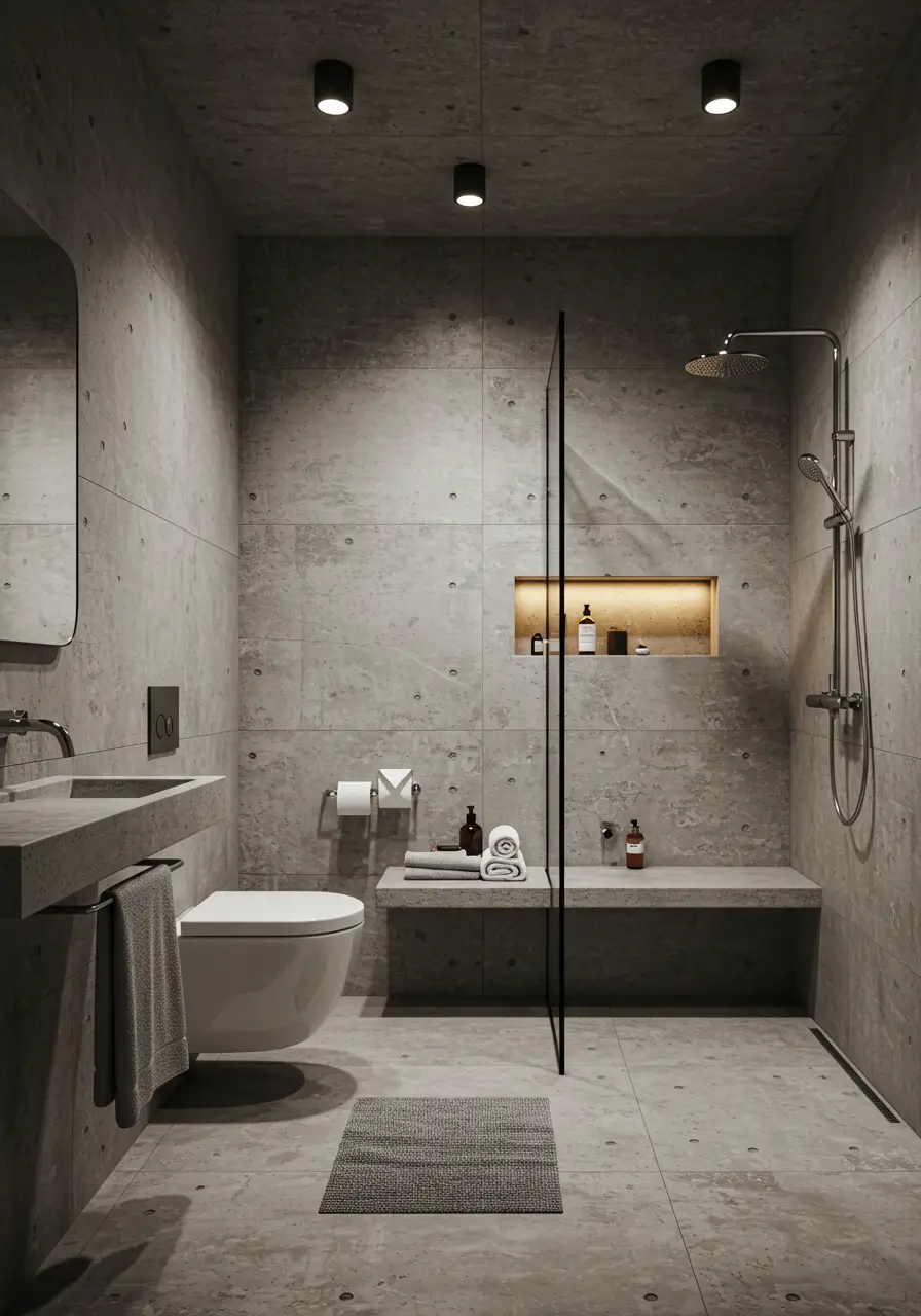 Embracing brutalist architecture's raw beauty, this design strips away all unnecessary elements to focus on pure form and function. Ideal for architects and design purists who appreciate uncompromising simplicity.