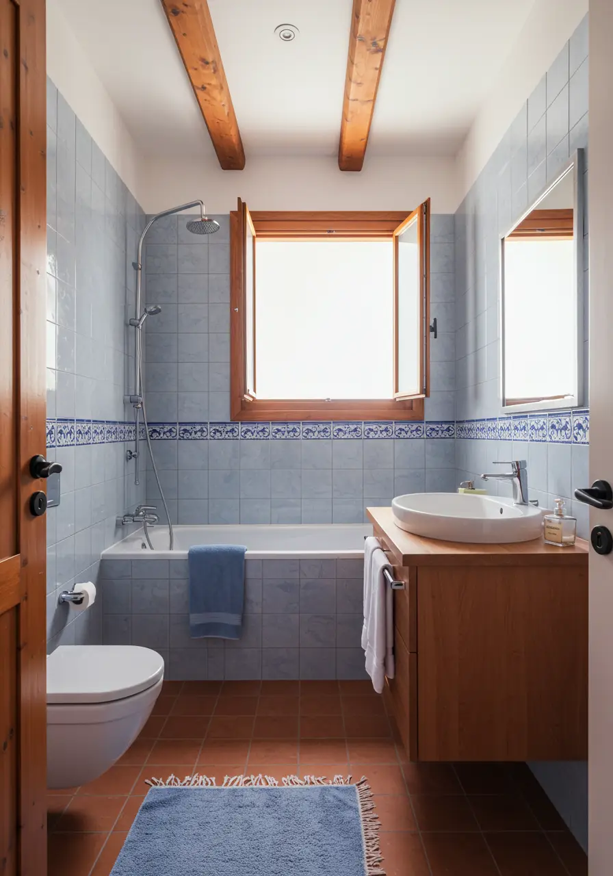 Channeling the warmth of Mediterranean coastal villages, this design brings sun-soaked relaxation to urban apartments. Perfect for those who dream of Italian coastal towns and Spanish hillside retreats.