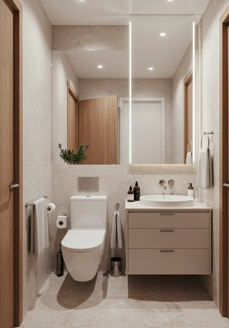 This concept reimagines mid-century modern principles through a contemporary lens, softening harsh angles while maintaining sophisticated simplicity and timeless appeal.
