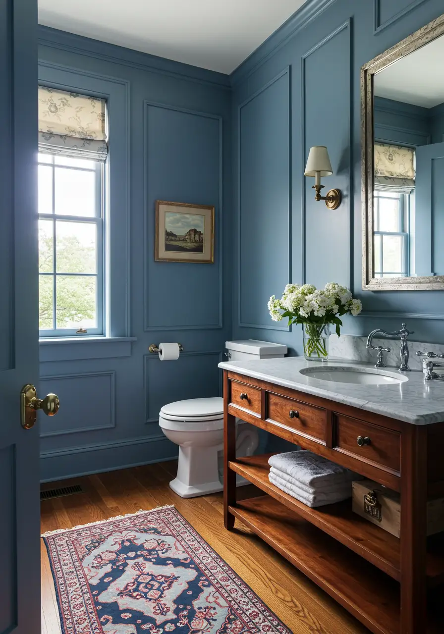 Celebrating American colonial craftsmanship, this design honors the refined simplicity of 18th-century Virginia with authentic materials and period-appropriate details.