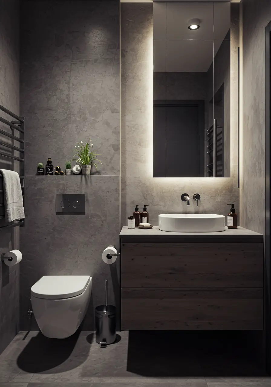 Inspired by converted urban lofts and raw architectural beauty, this concept celebrates unfinished materials and utilitarian design with sophisticated restraint.