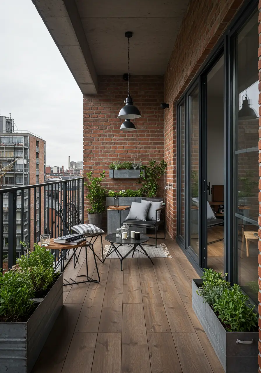 This concept channels the raw aesthetic of converted warehouses and industrial lofts, combining weathered steel with reclaimed wood for a sophisticated urban edge. The design appeals to city dwellers who appreciate authentic materials and the beauty of purposeful, functional design.