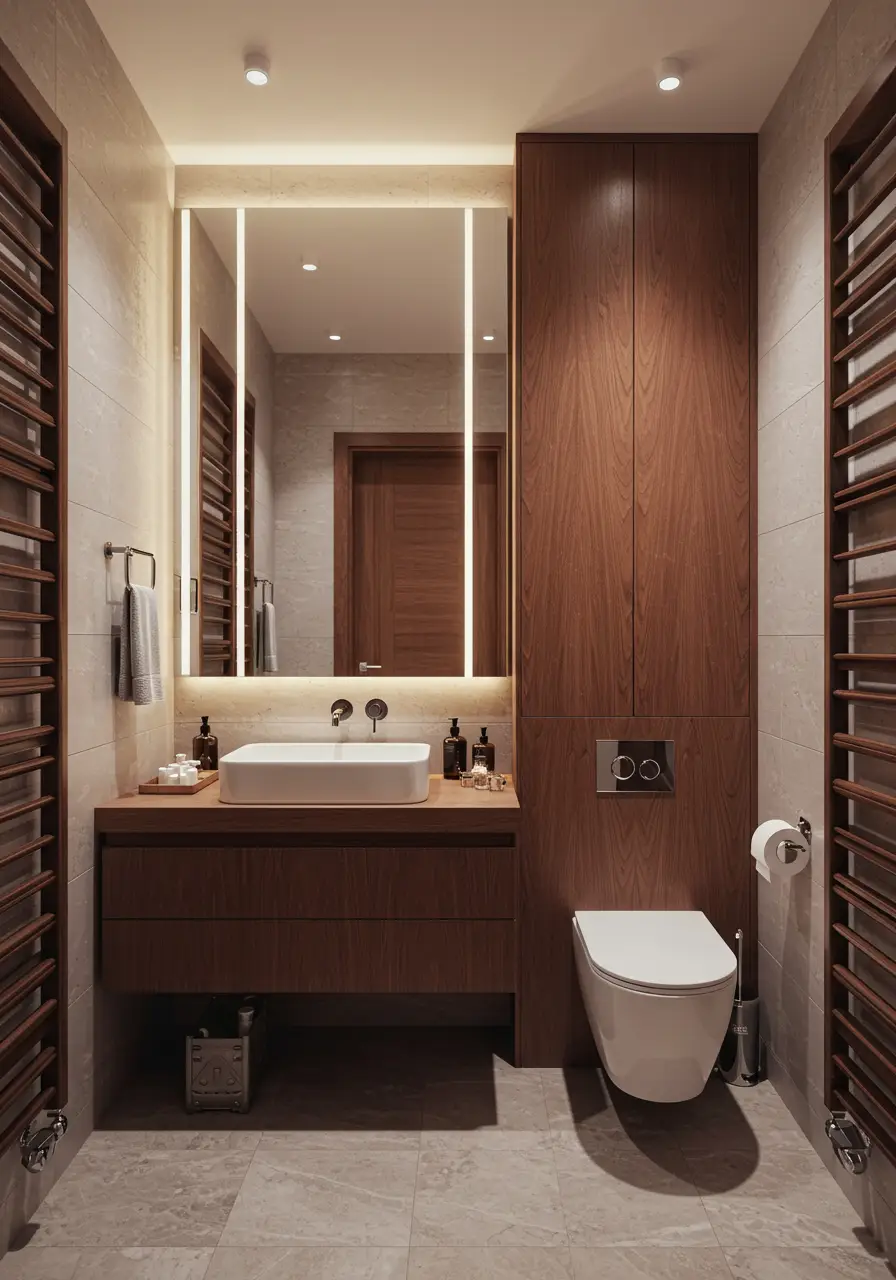 This concept challenges the notion that minimalism must be cold, instead embracing rich materials and warm tones to create an inviting yet uncluttered sanctuary.