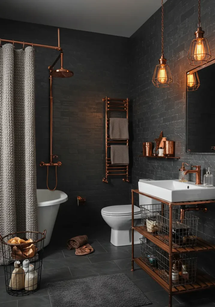 Softening harsh industrial elements with warm textiles and natural materials, this design proves that urban loft aesthetics can be both edgy and inviting, perfect for modern city dwellers.