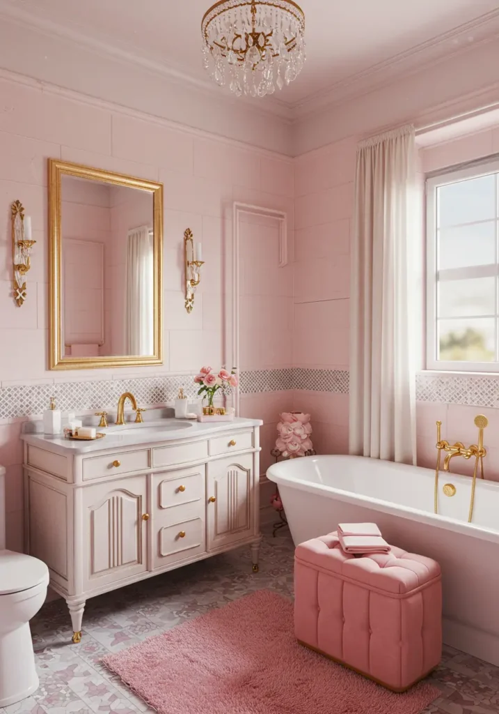 This design pays homage to the glamorous 1920s Art Deco era while incorporating modern functionality, using rose gold, geometric patterns, and luxurious materials to create a sophisticated feminine statement that bridges past and present.