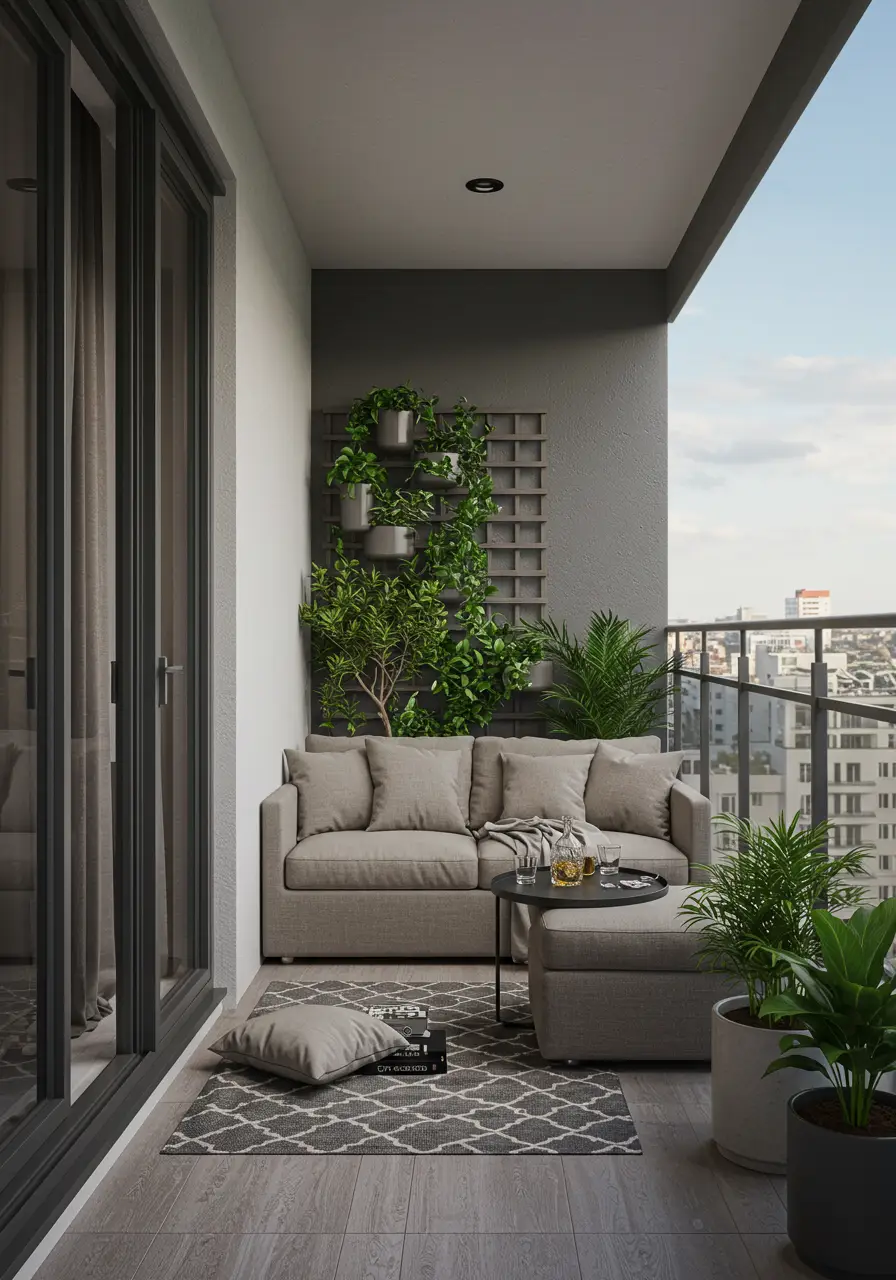 Designed for the urban dweller who values adaptability, this concept features completely modular elements that can be reconfigured based on daily needs, weather conditions, or seasonal changes while maintaining clean design principles.