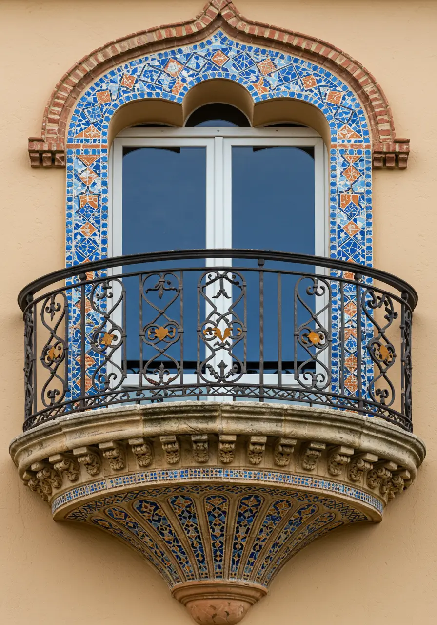 Drawing from the sun-soaked terraces of Santorini and the vibrant tiles of Morocco, this design transforms your balcony into a Mediterranean escape where every meal becomes a celebration of coastal living.