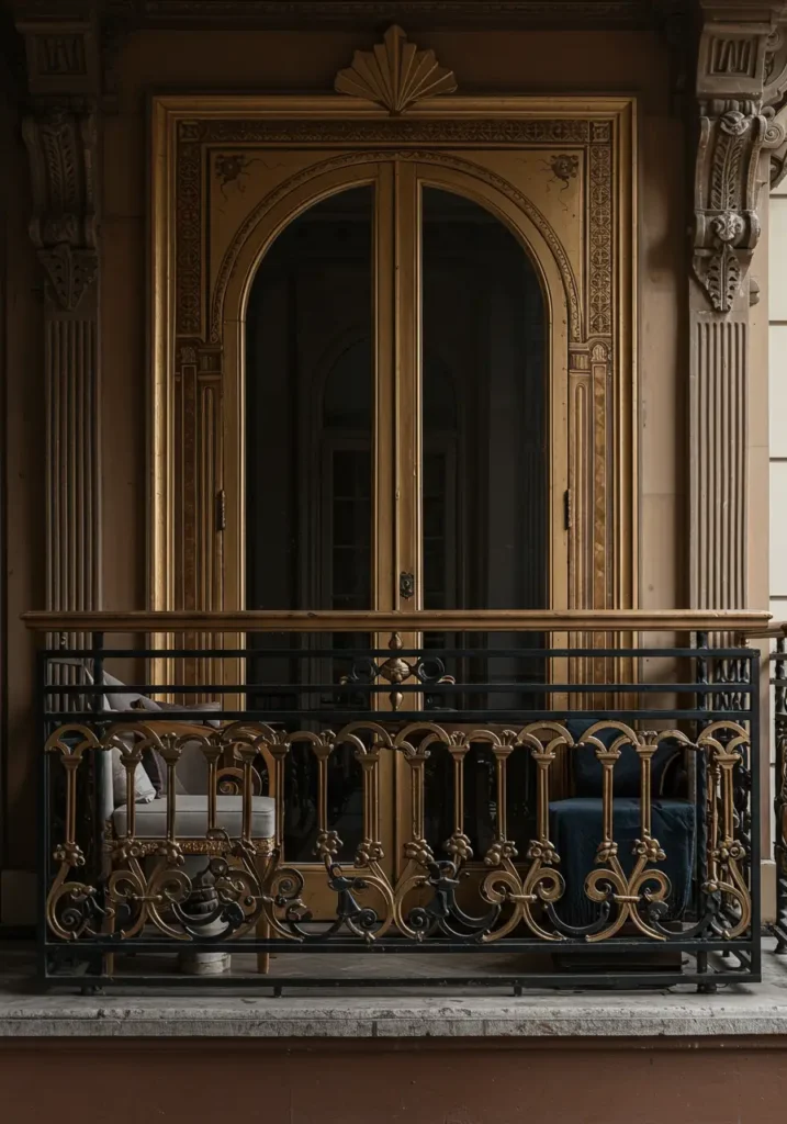 This design channels the opulence of the Jazz Age with geometric patterns, luxurious materials, and metallic accents that create sophisticated drama.