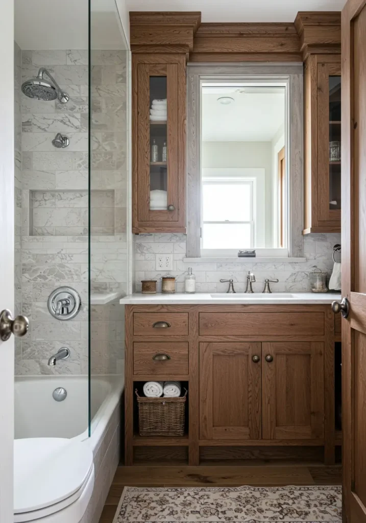 Celebrating the warmth and authenticity of rural living, this design incorporates reclaimed materials, vintage elements, and cozy textures to create a welcoming space that feels like a charming countryside retreat.