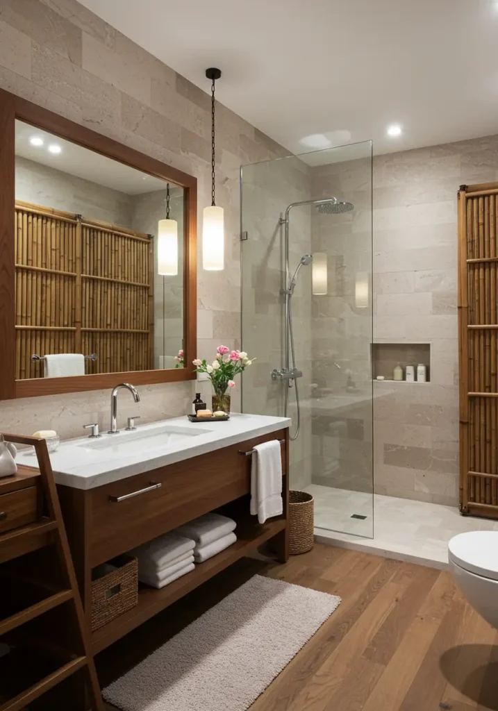 Combining environmental consciousness with luxurious design, this concept proves that sustainability and opulence can coexist beautifully. It's designed for eco-conscious homeowners who refuse to compromise on style while minimizing their environmental impact.