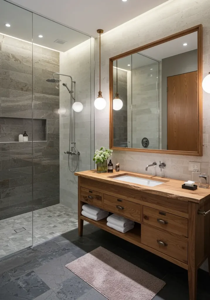 This design proves that luxury and sustainability can coexist, incorporating eco-friendly materials and energy-efficient systems without compromising on style or comfort.