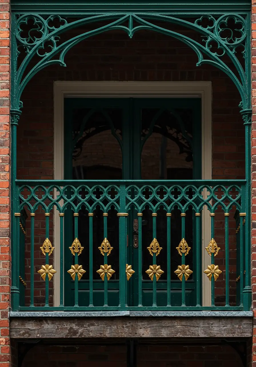 Gothic Revival architecture meets Victorian romanticism in this ornate yet affordable interpretation. The concept achieves period authenticity through clever use of pre-fabricated elements and strategic detailing.