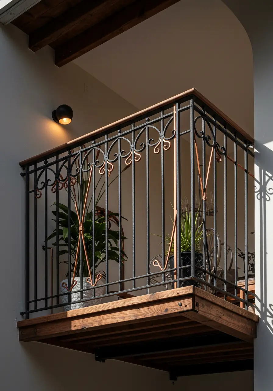 Inspired by Brooklyn rooftop lofts and Scandinavian metalwork, this design celebrates raw materials and functional beauty, creating a sophisticated urban retreat for the modern minimalist.