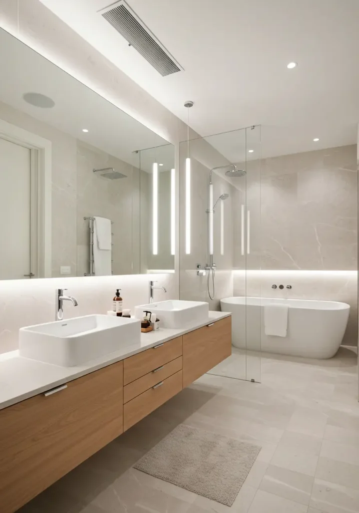 Inspired by Japanese cloud forests and minimalist spa design, this concept creates an ethereal atmosphere using suspended elements and soft, cloud-like textures that seem to defy gravity.