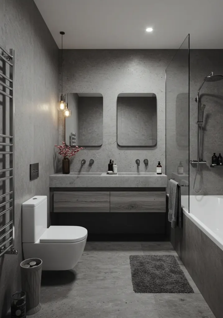 This concept embraces the power of a single color palette to create visual cohesion and eliminate distractions, making the space feel serene and expansive through simplicity.