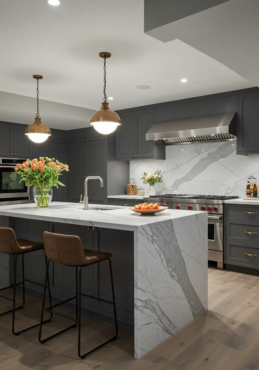 Elevating the basement into a culinary destination that rivals professional kitchens, this concept combines restaurant-quality appliances with intimate dining spaces, creating a venue perfect for entertaining and culinary exploration.