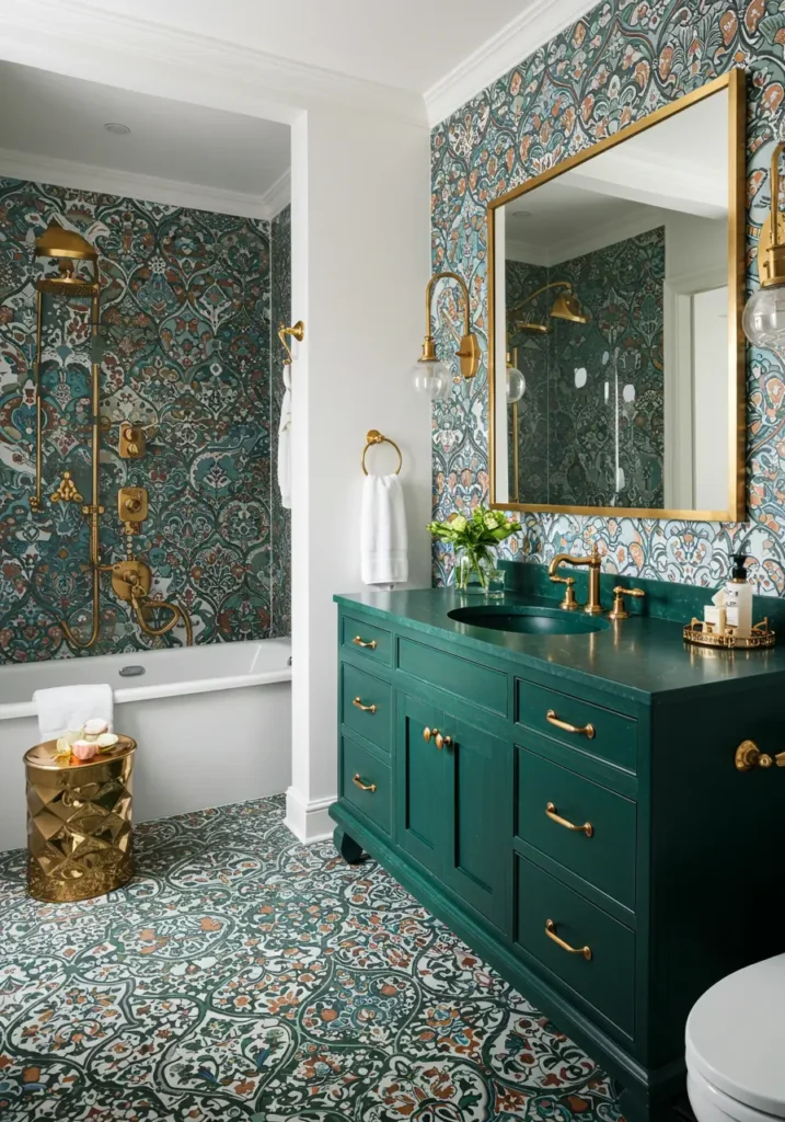 Combining the relaxed elegance of coastal living with modern design sensibilities, this bathroom captures the essence of luxury beachside resorts while maintaining everyday functionality.
