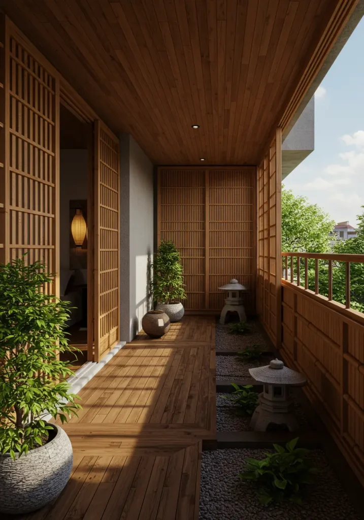 Rooted in traditional Japanese garden philosophy, this design emphasizes mindfulness, simplicity, and harmony with nature through carefully curated elements.