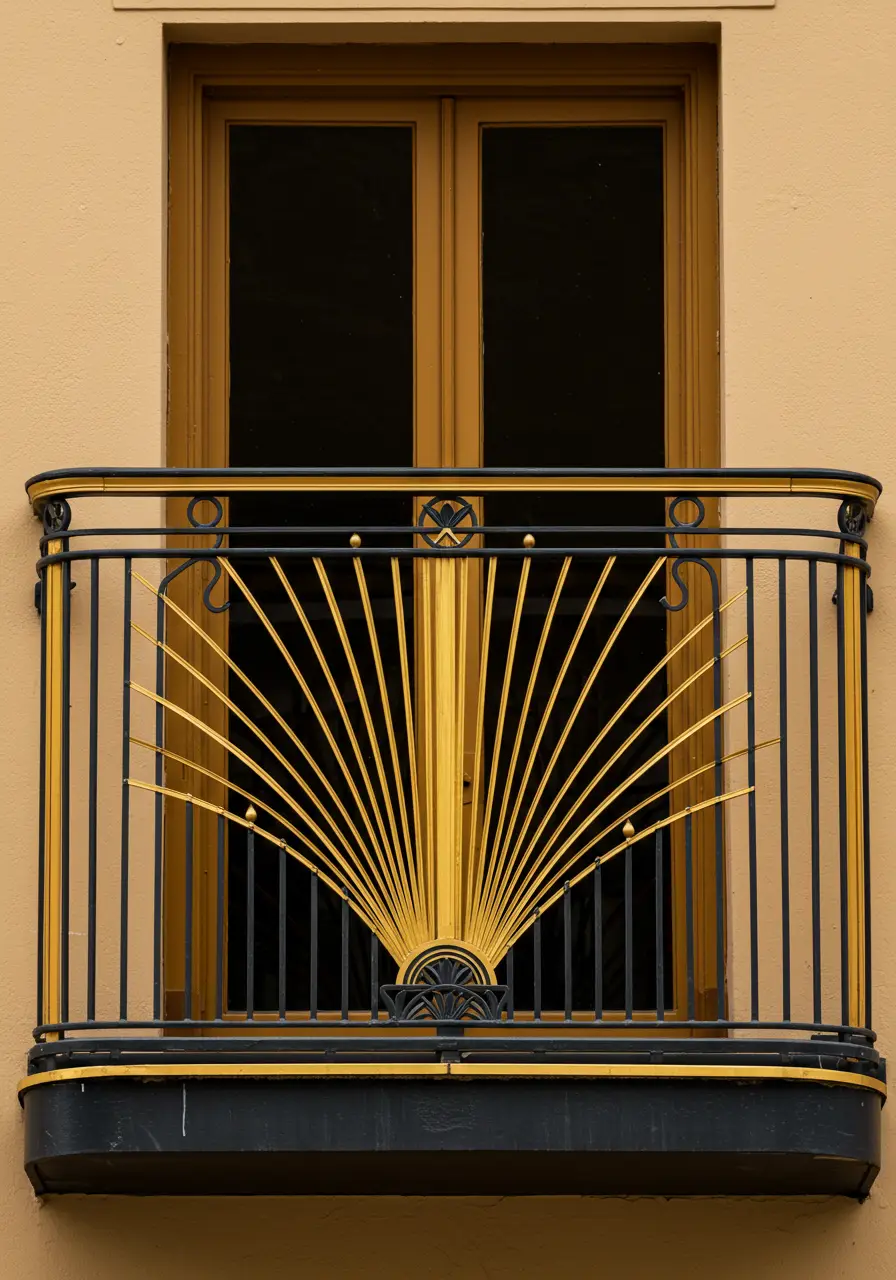 Drawing from the golden age of 1920s design and luxury ocean liners, this sophisticated setup combines geometric patterns, metallic finishes, and dramatic lighting for elegant entertaining.