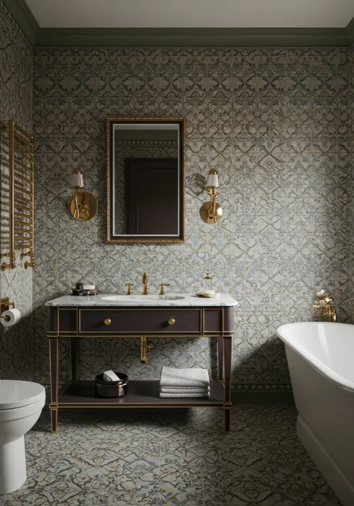 Embracing the "more is more" philosophy, this design creates a vibrant, pattern-rich environment that celebrates color, texture, and artistic expression.