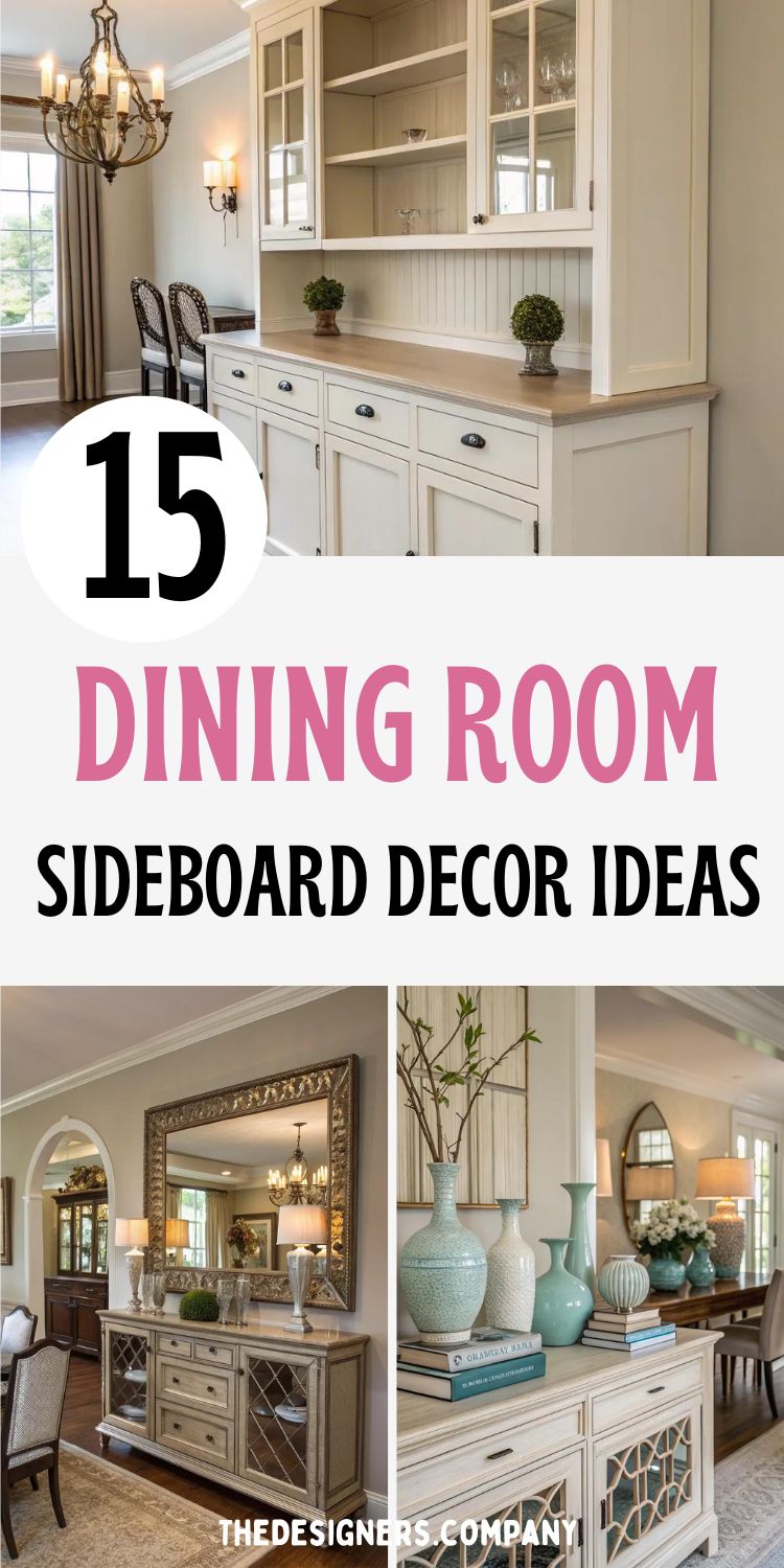 Dining Room Sideboard Decor Ideas: 15 Inspiring Designs to Try Now