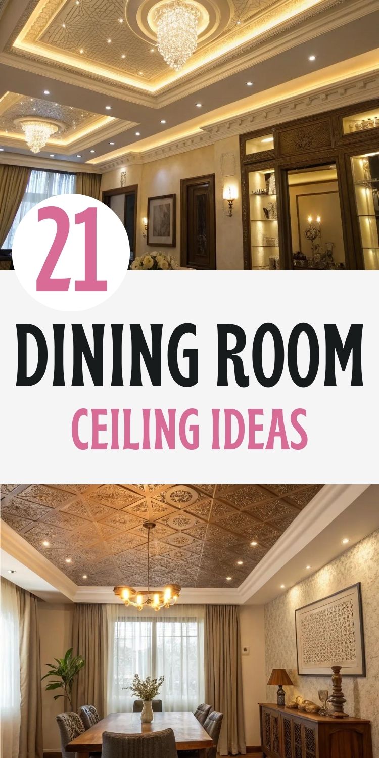 Dining Room Ceiling Ideas: 21 Innovative Ways to Enhance Your Ceiling