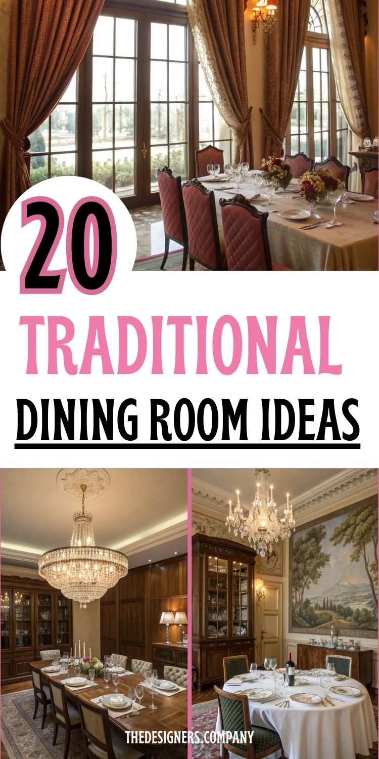 Traditional Dining Room Ideas: 20 Must-Try Designs for a Cozy Atmosphere