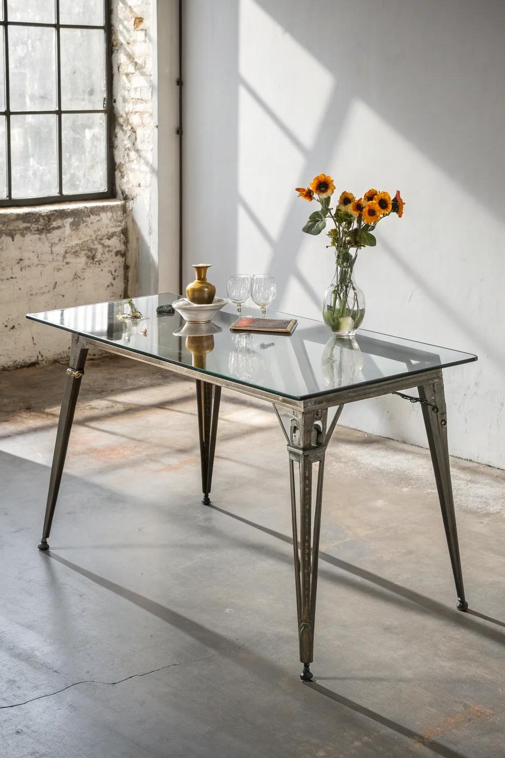 Elevate your dining space with a touch of modern elegance.