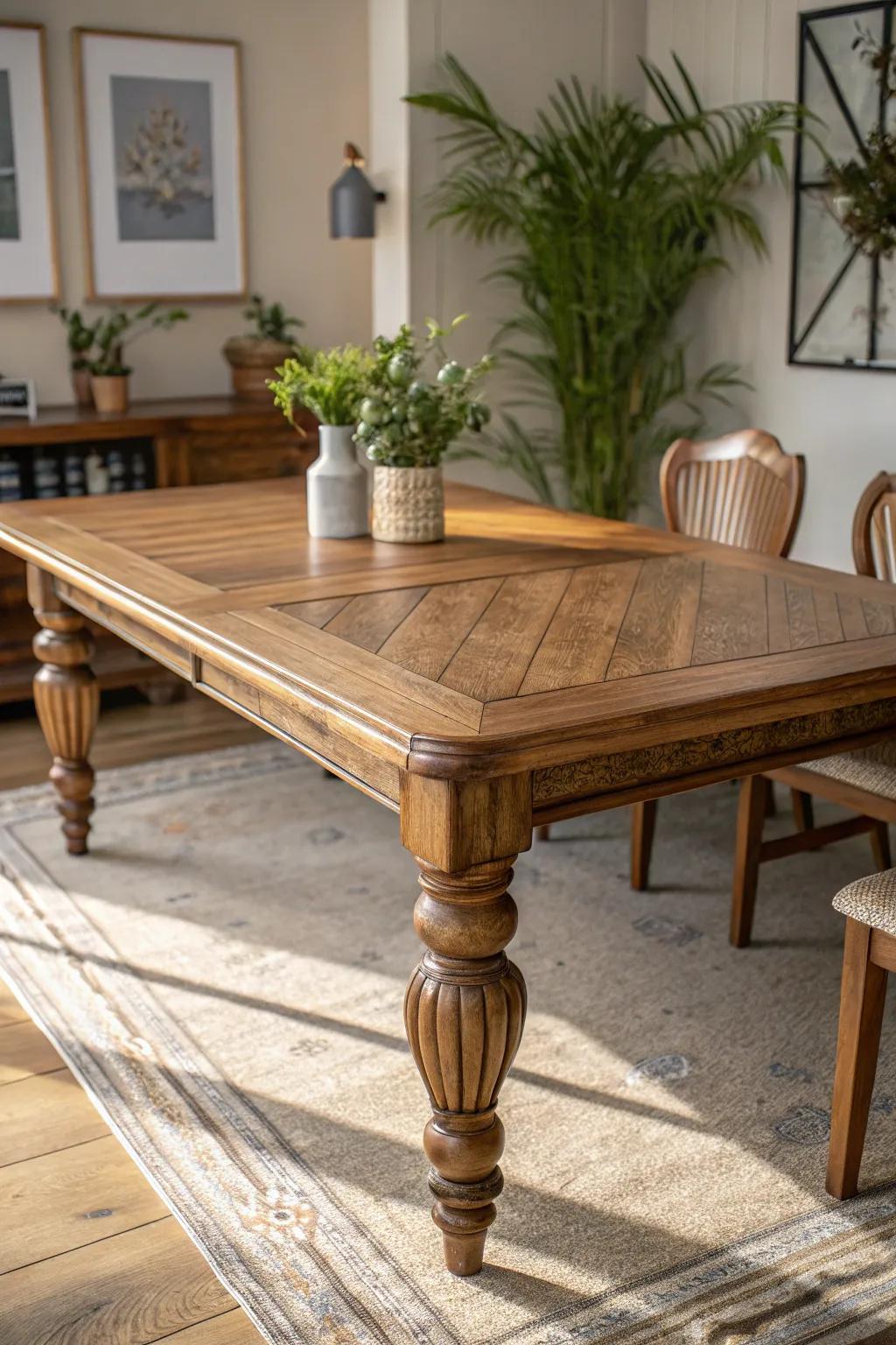 Elevate your dining experience with a handcrafted expandable table – perfect for hosting memorable gatherings.