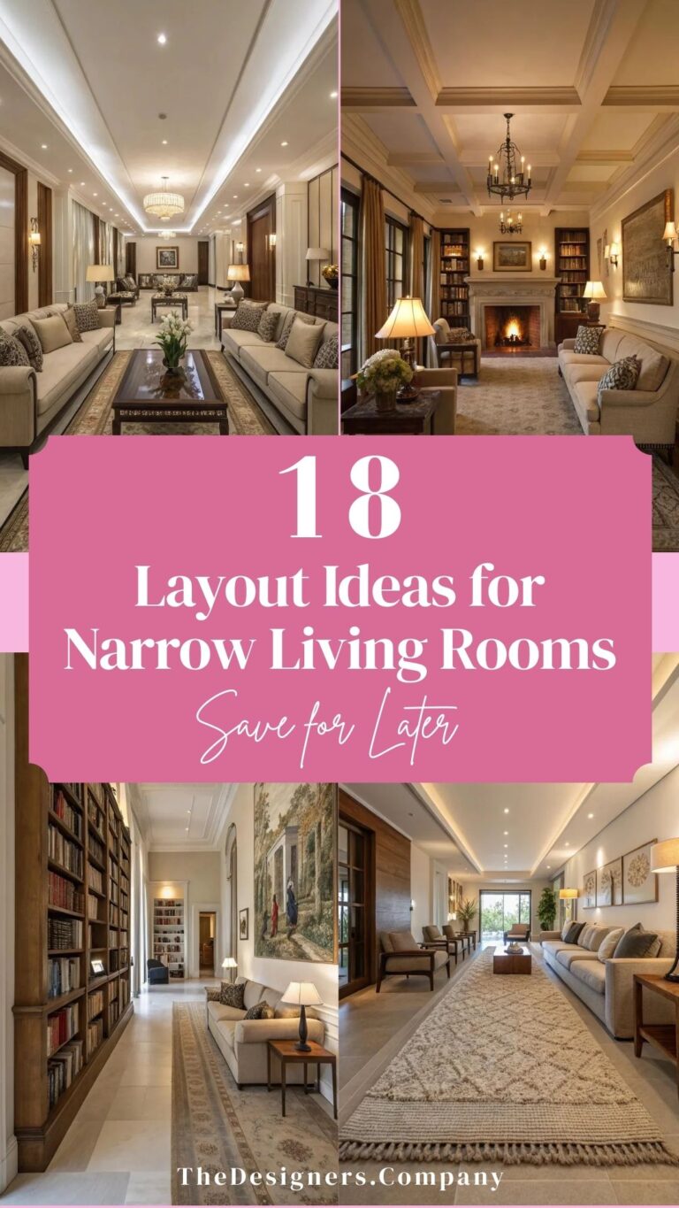 Layout Ideas for Narrow Living Rooms: 18 Smart Hacks for Stylish Comfort