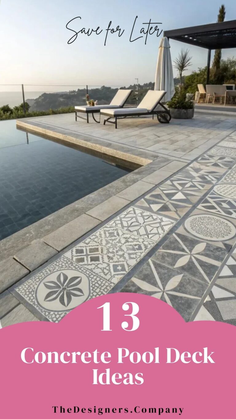 Concrete Pool Deck Ideas: 13 Inspiring Designs That Wow Guests