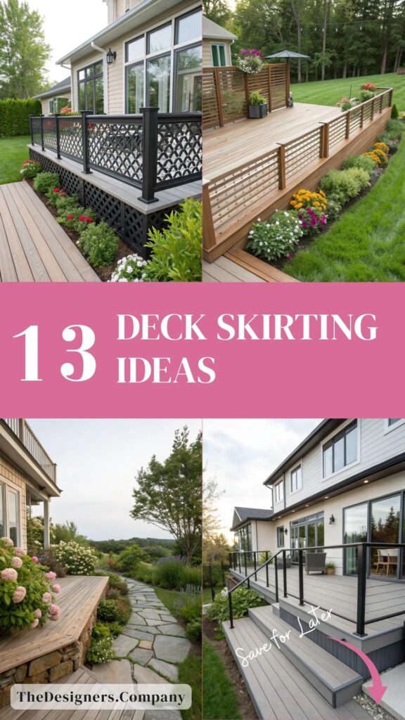Deck Skirting Ideas: 13 Stunning Ways to Hide Your Deck Base