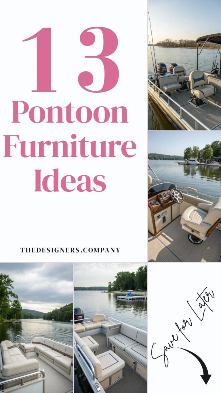 Pontoon Furniture Ideas: 13 Stylish Ways to Upgrade Your Boat