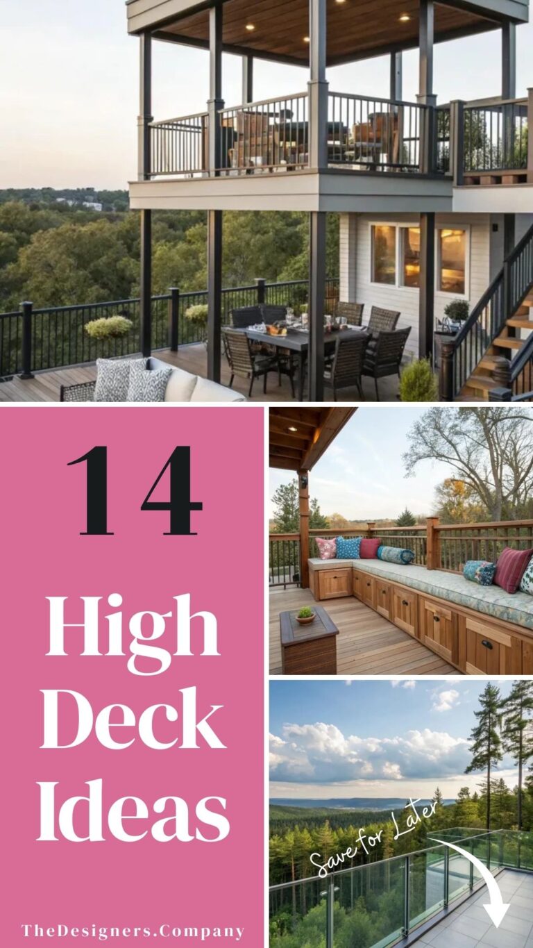 High Deck Ideas: 14 Creative Designs That Transform Backyards