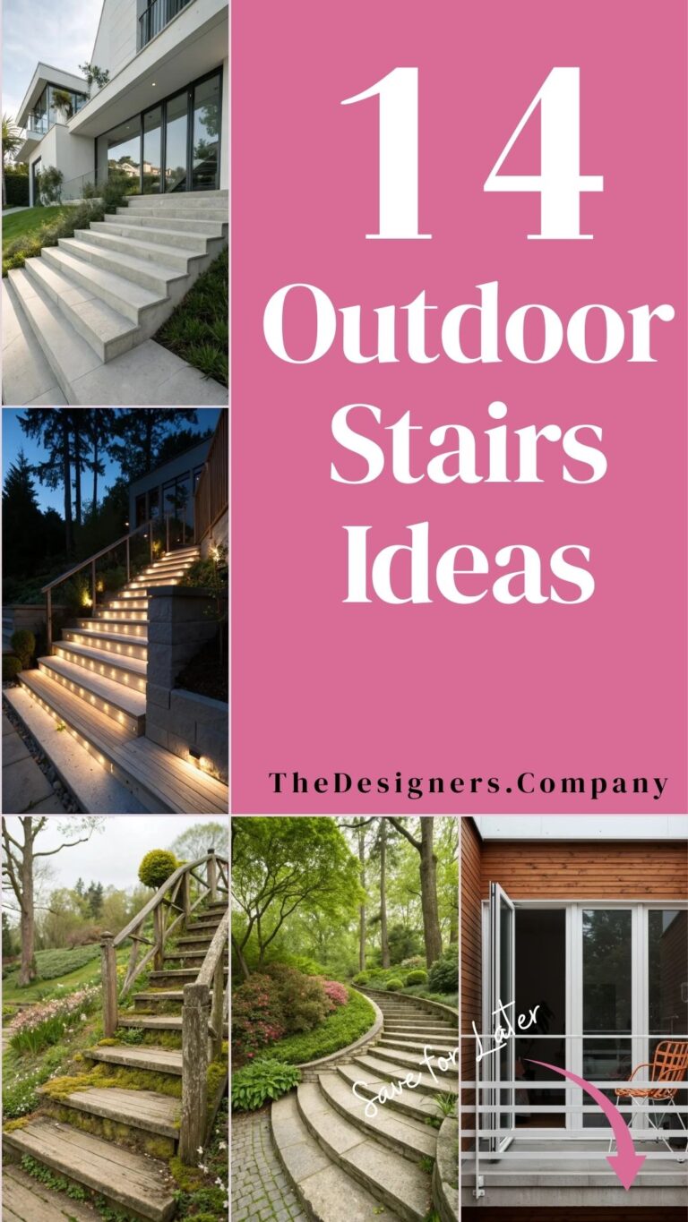 Outdoor Stairs Ideas: 14 Stunning Designs That Transform Your Yard