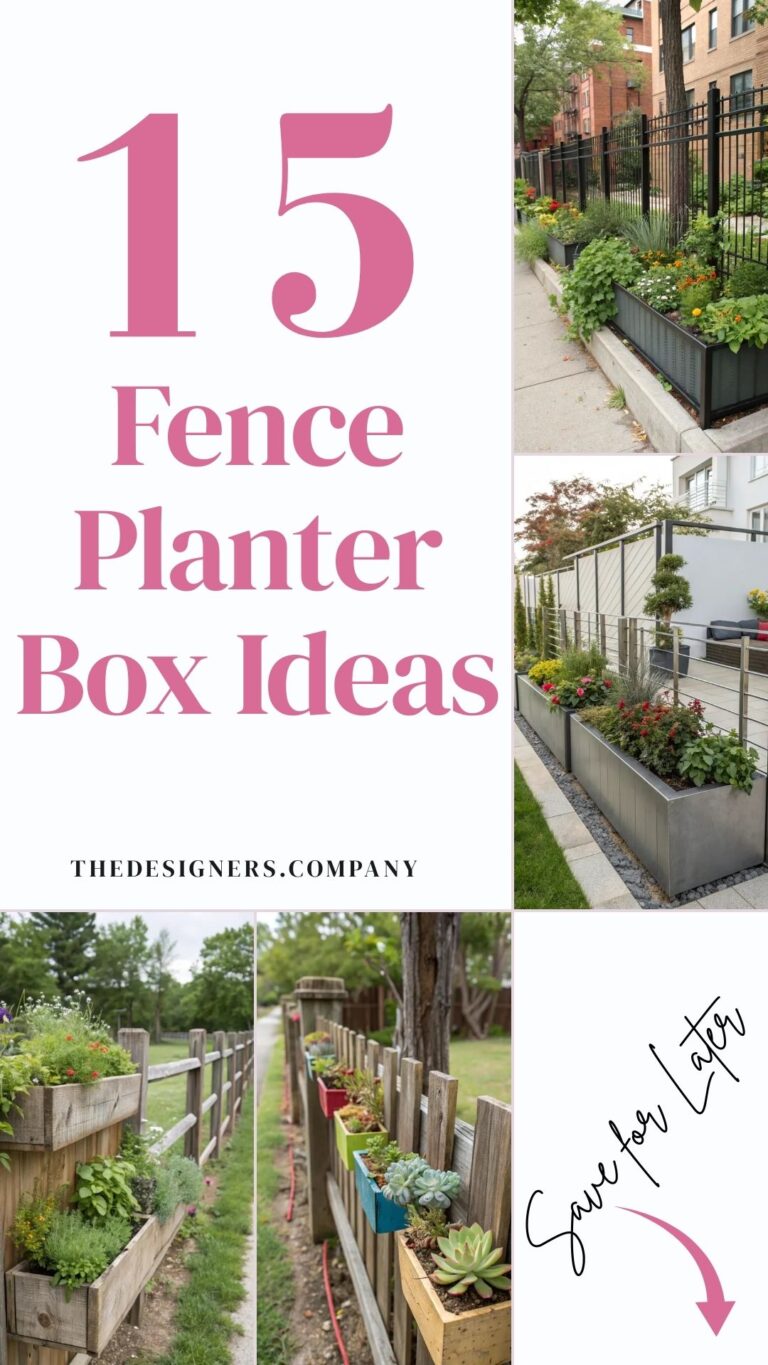 Fence Planter Box Ideas to Create 15 Amazing Garden Features