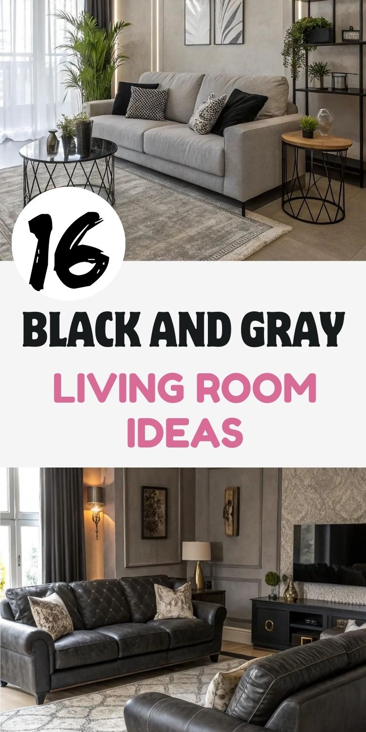 Black and Gray Living Room Ideas: 16 Brilliant Designs to Elevate Any Home