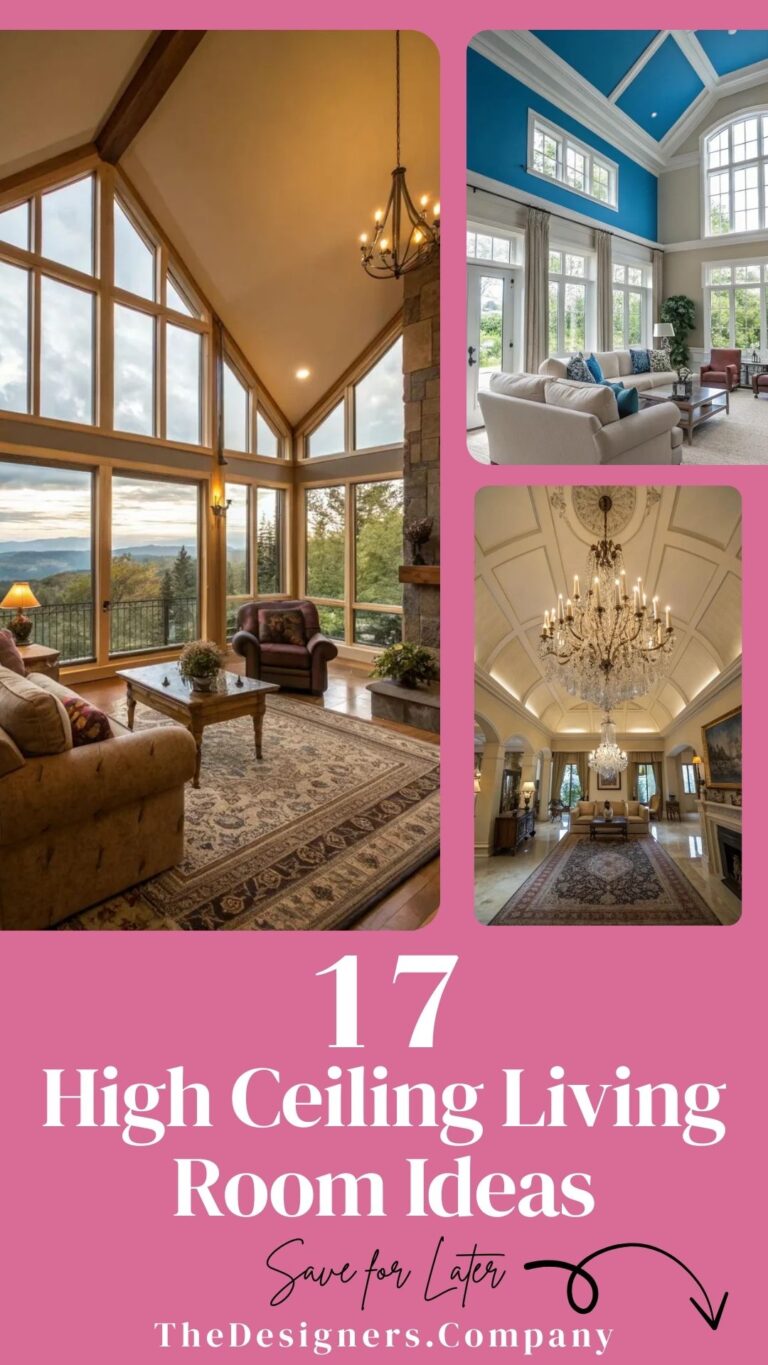 High Ceiling Living Room Ideas: 17 Inspiring Designs You’ll Absolutely Love