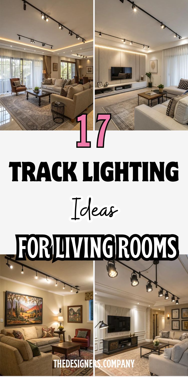 Track Lighting Ideas for Living Rooms: 17 Modern Styles to Upgrade Comfort