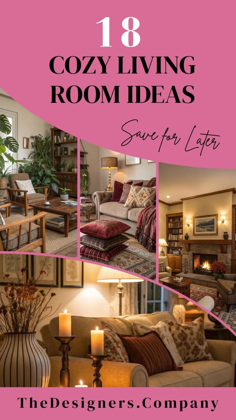 Cozy Living Room Ideas: 18 Beautiful Designs That Instantly Feel Welcoming
