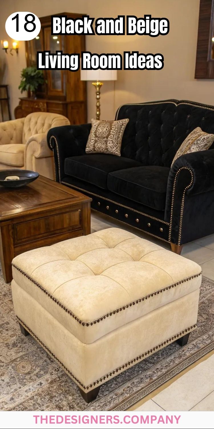 Black and Beige Living Room Ideas: 18 Beautiful Combinations for Your Space