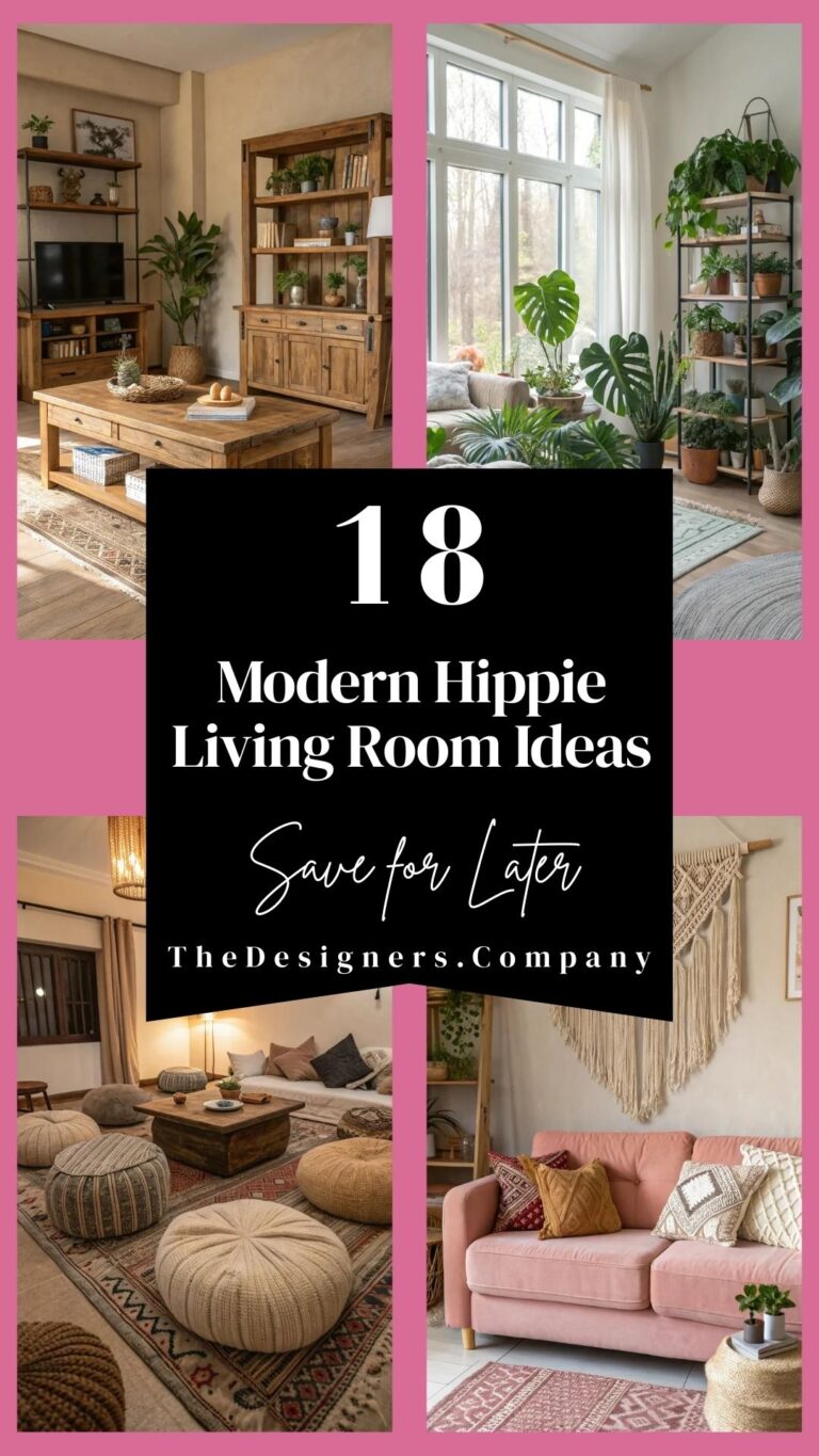 Modern Hippie Living Room Ideas: 18 Boho Chic Styles to Elevate Your Décor