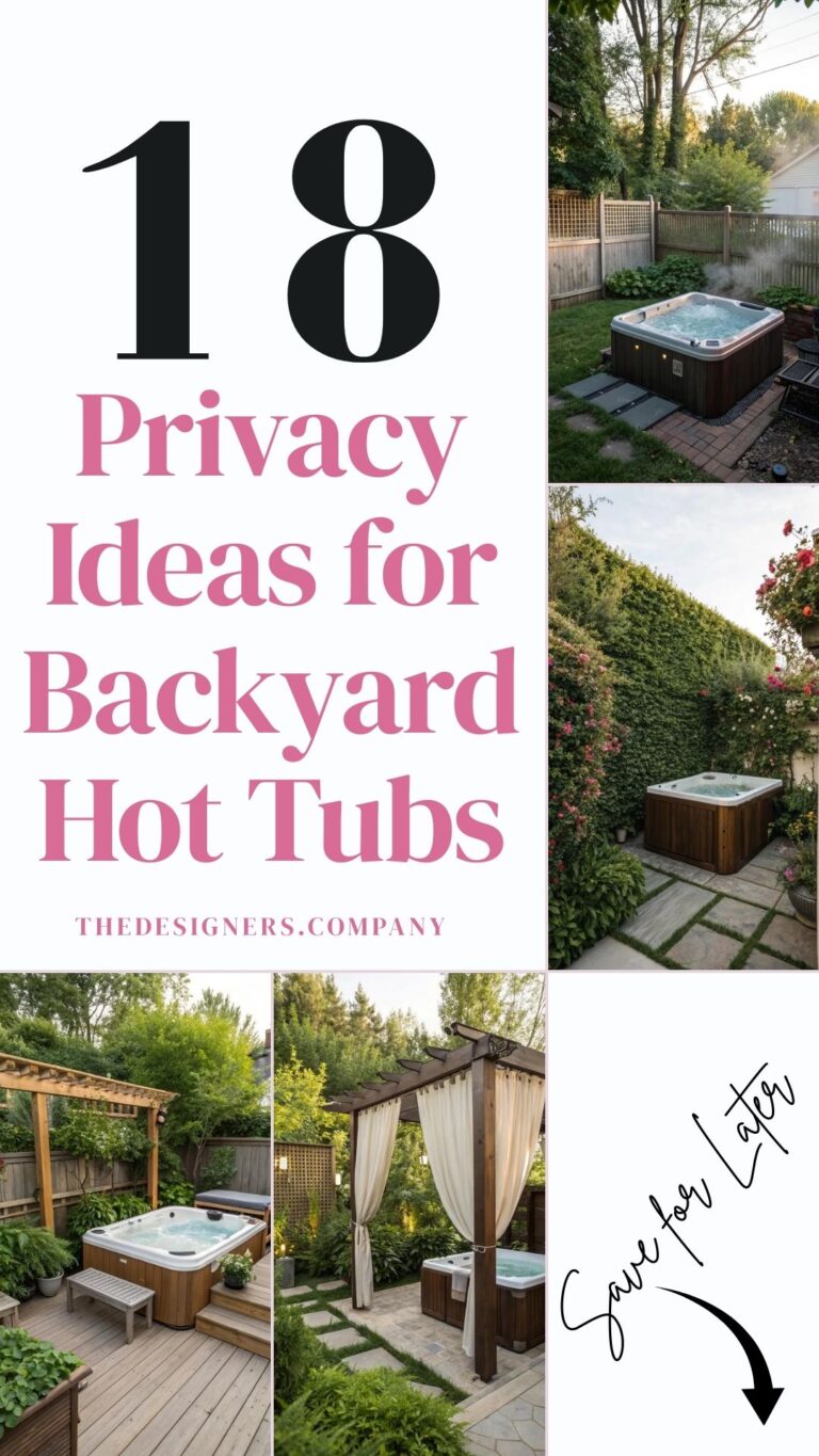 Privacy Ideas for Backyard Hot Tubs: 18 Creative Setups for Relaxation