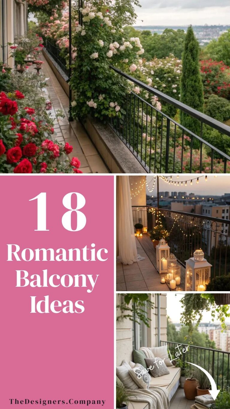 Romantic Balcony Ideas: 18 Inspiring Looks for Your Perfect Cozy Retreat