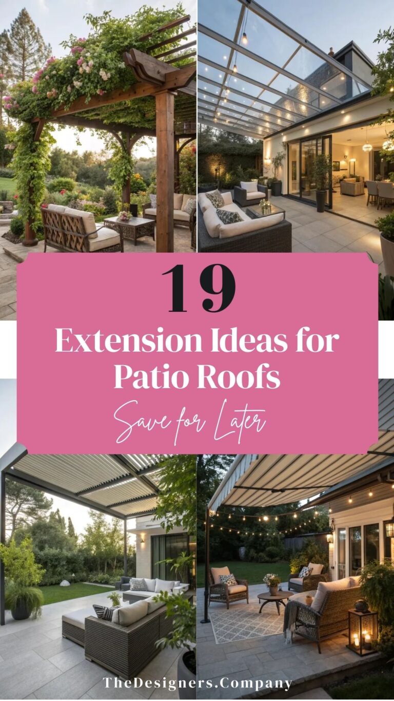 Extension Ideas for Patio Roofs: 19 Inspiring Makeover Strategies