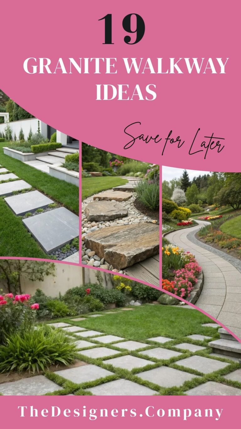 Granite Walkway Ideas: Discover 19 Elegant Paths for Your Garden