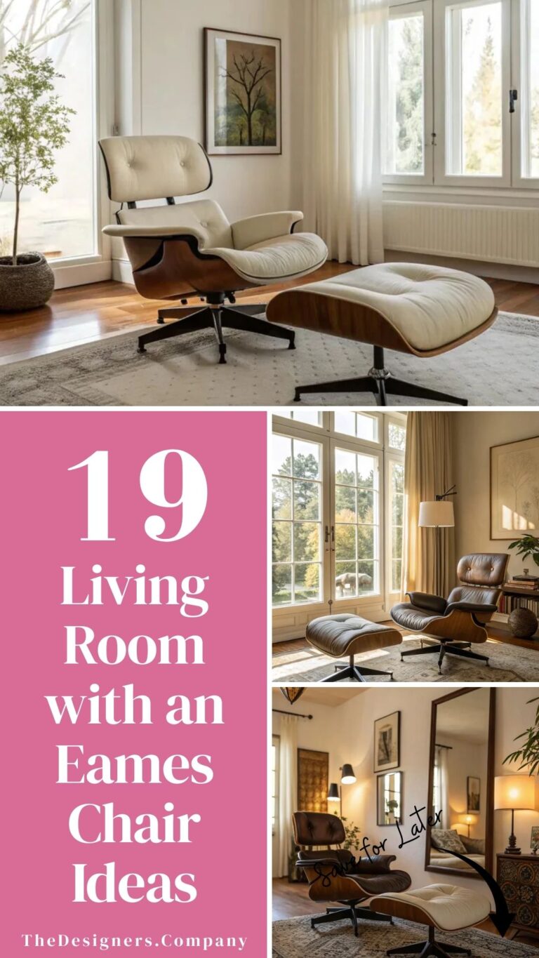 Living Room with an Eames Chair Ideas: 19 Gorgeous Styles That Impress