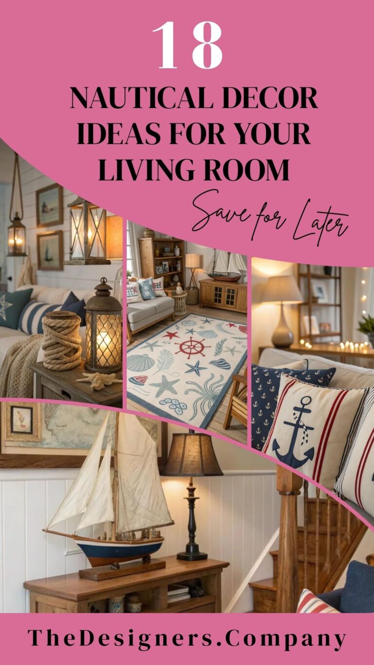 Nautical Decor Ideas for Your Living Room: 18 Creative Ways to Elevate Your Décor