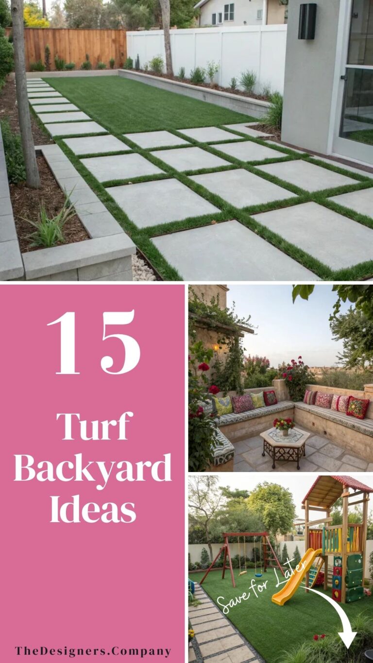 Turf Backyard Ideas: 19 Game-Changing Designs You’ll Love